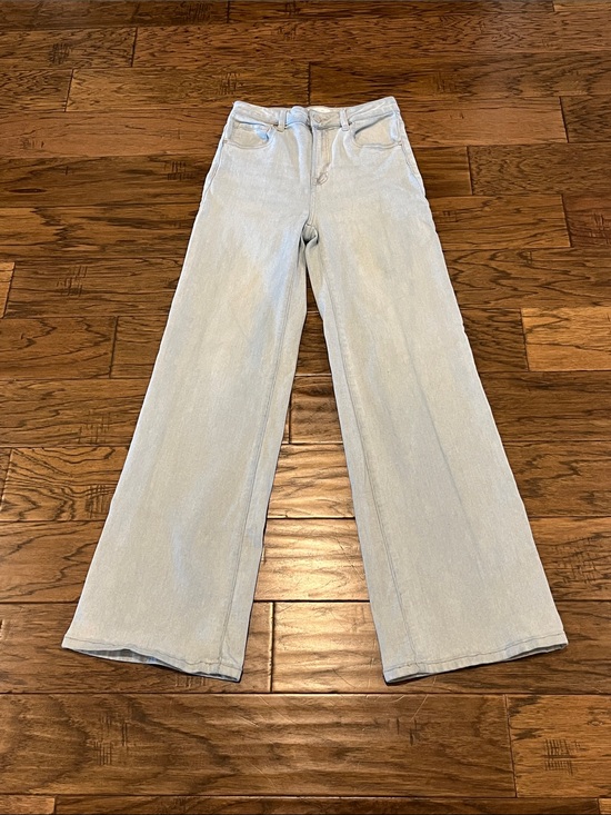 Risen Jeans Denim - Risen Jeans Wide Leg Flare High Rise Size 7/28